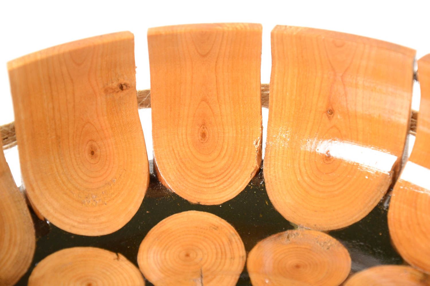 Obst Schale Teller Holz handmade Schüssel aus Holz Geschirr aus Holz originell foto 5