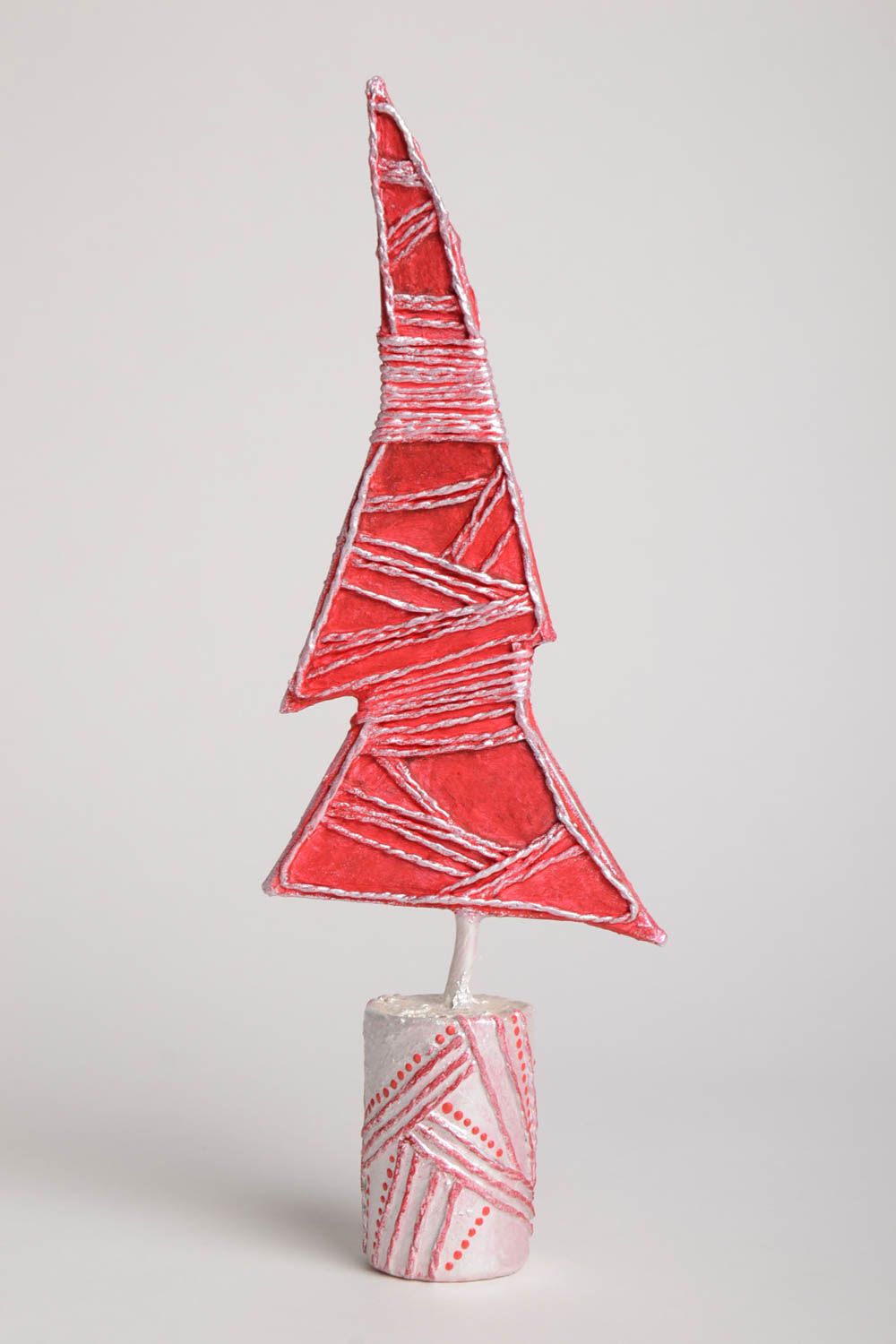 Sapin artificiel fait main Arbre décoratif papier mâché Déco maison Noël photo 2