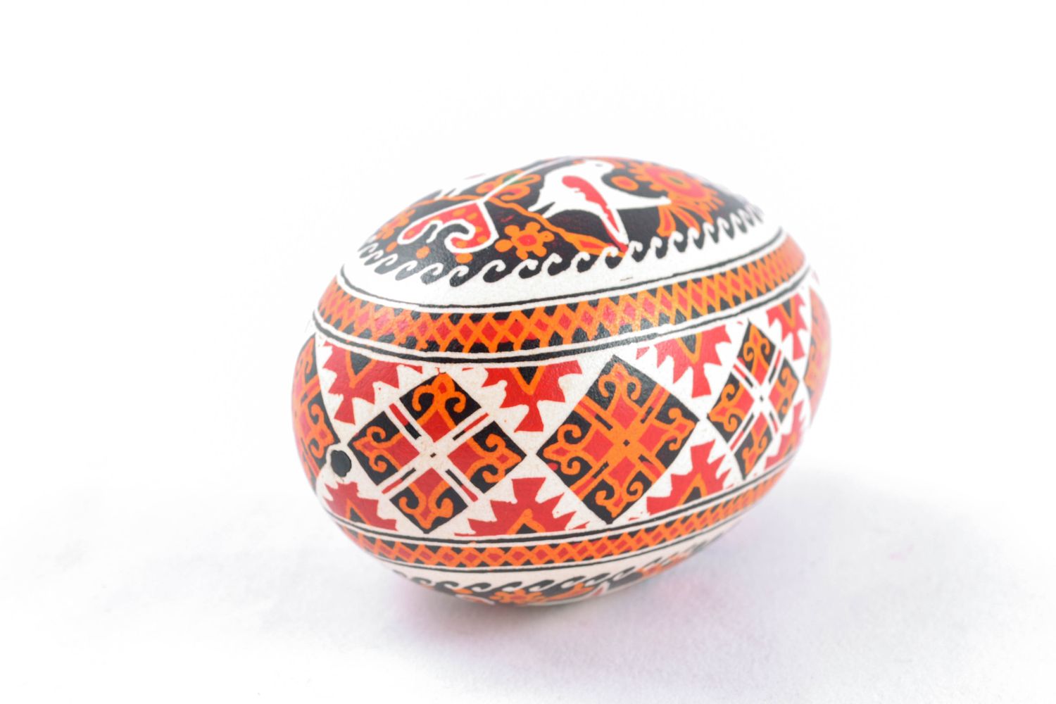 Bemaltes Osterei handmade im ethnischen Stil foto 3