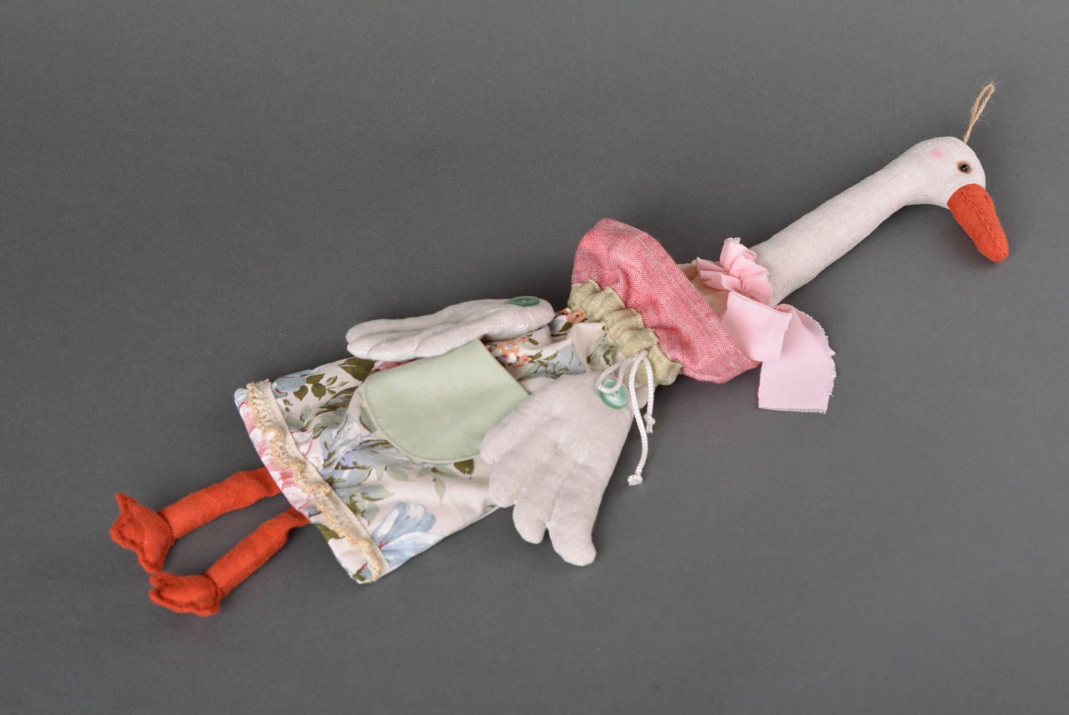 Tüten Halter handmade Aufbewahrer für Tüten originelle Puppen aus Stoff 2 Stück foto 5