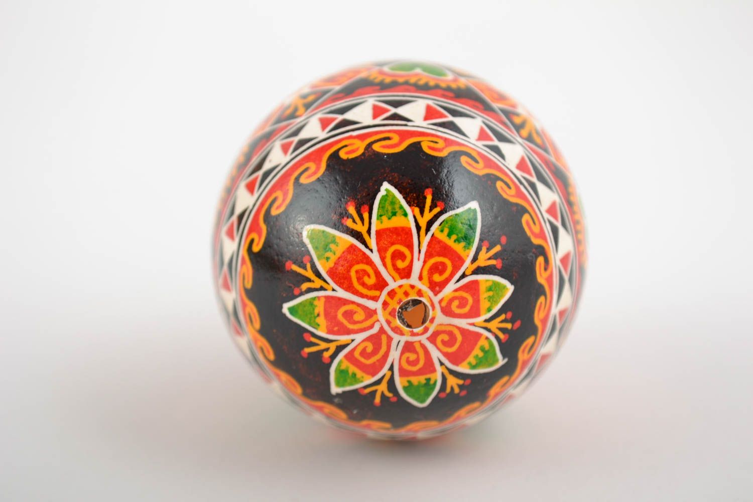 Huevo de Pascua pintado con arcílicos artesanal bonito regalo foto 5