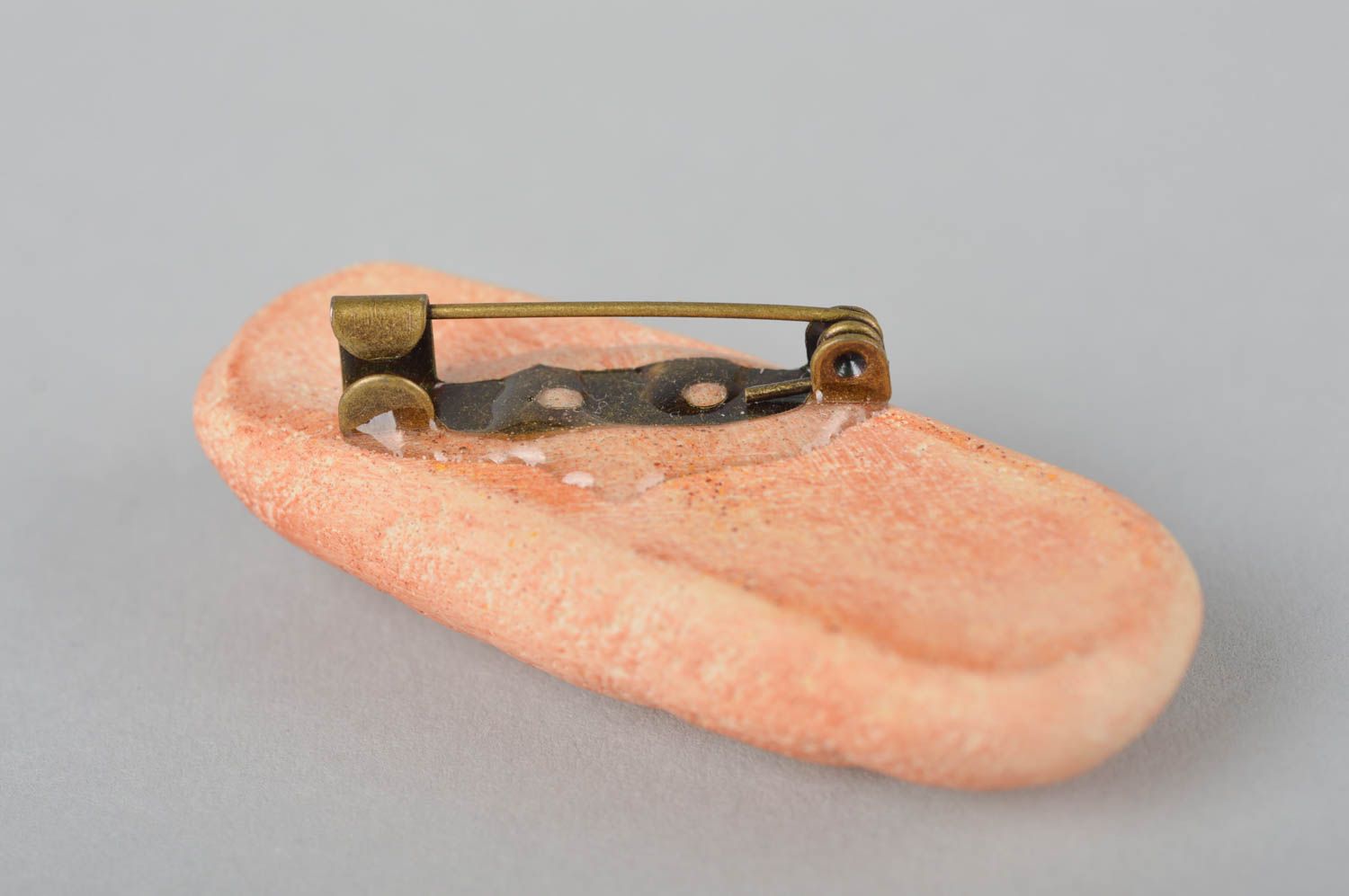 Broche hecho a mano con forma de barra de pan accesorio de moda regalo original foto 2