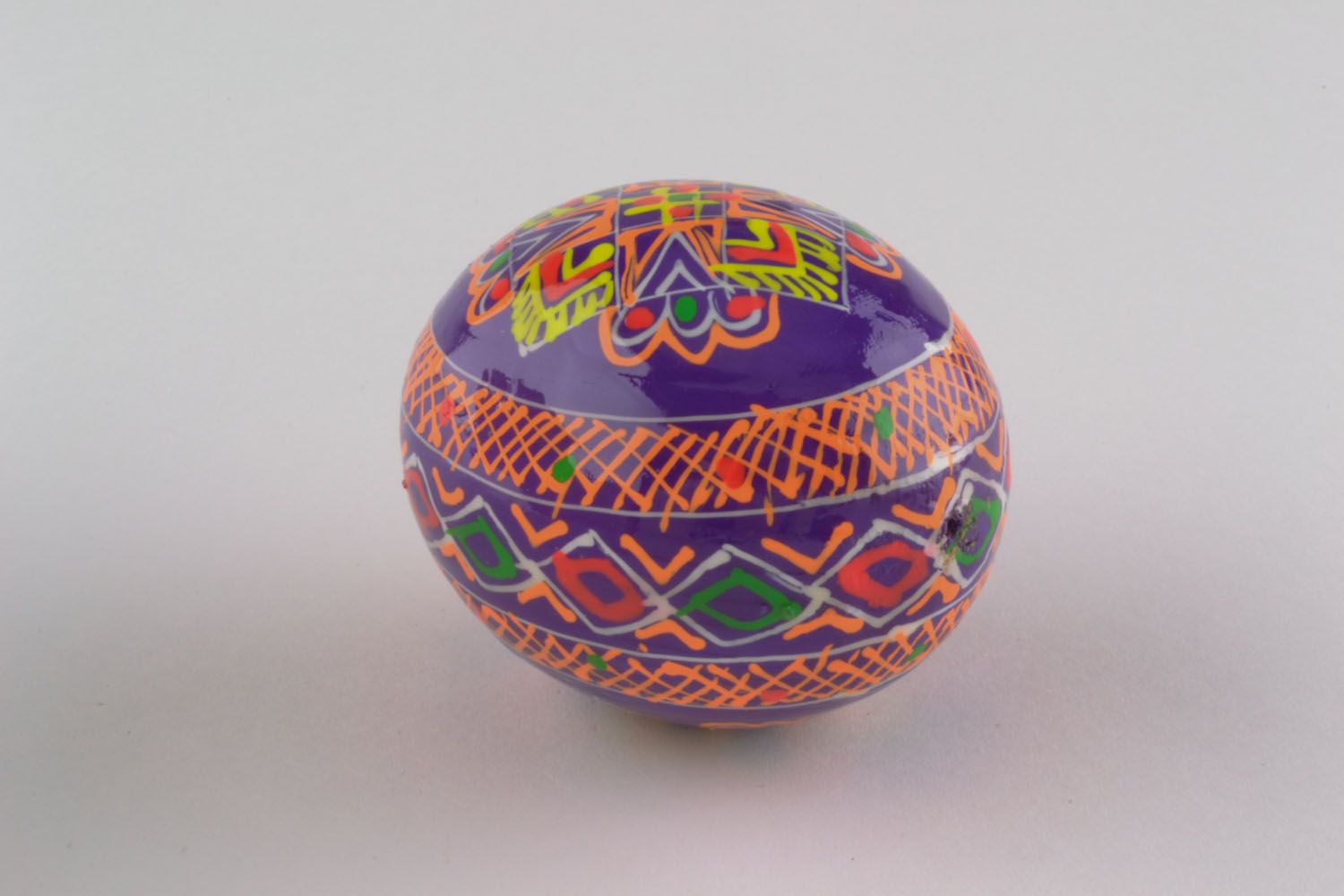 Wooden painted egg for Easter photo 3