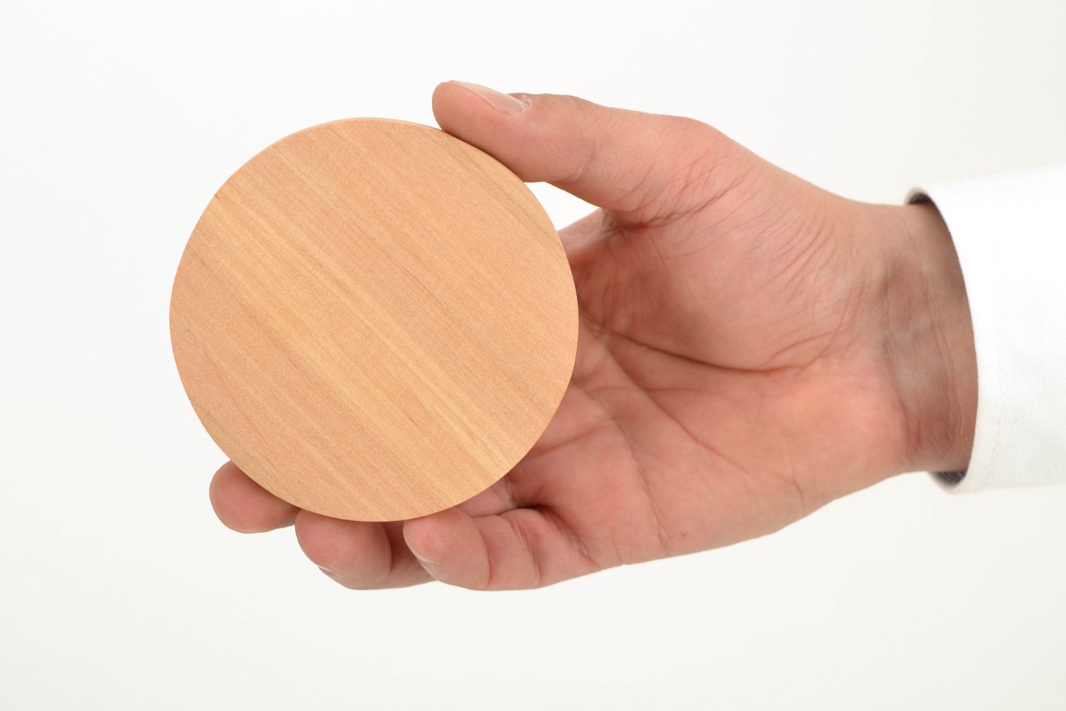 Wooden craft blank for fridge magnet photo 2