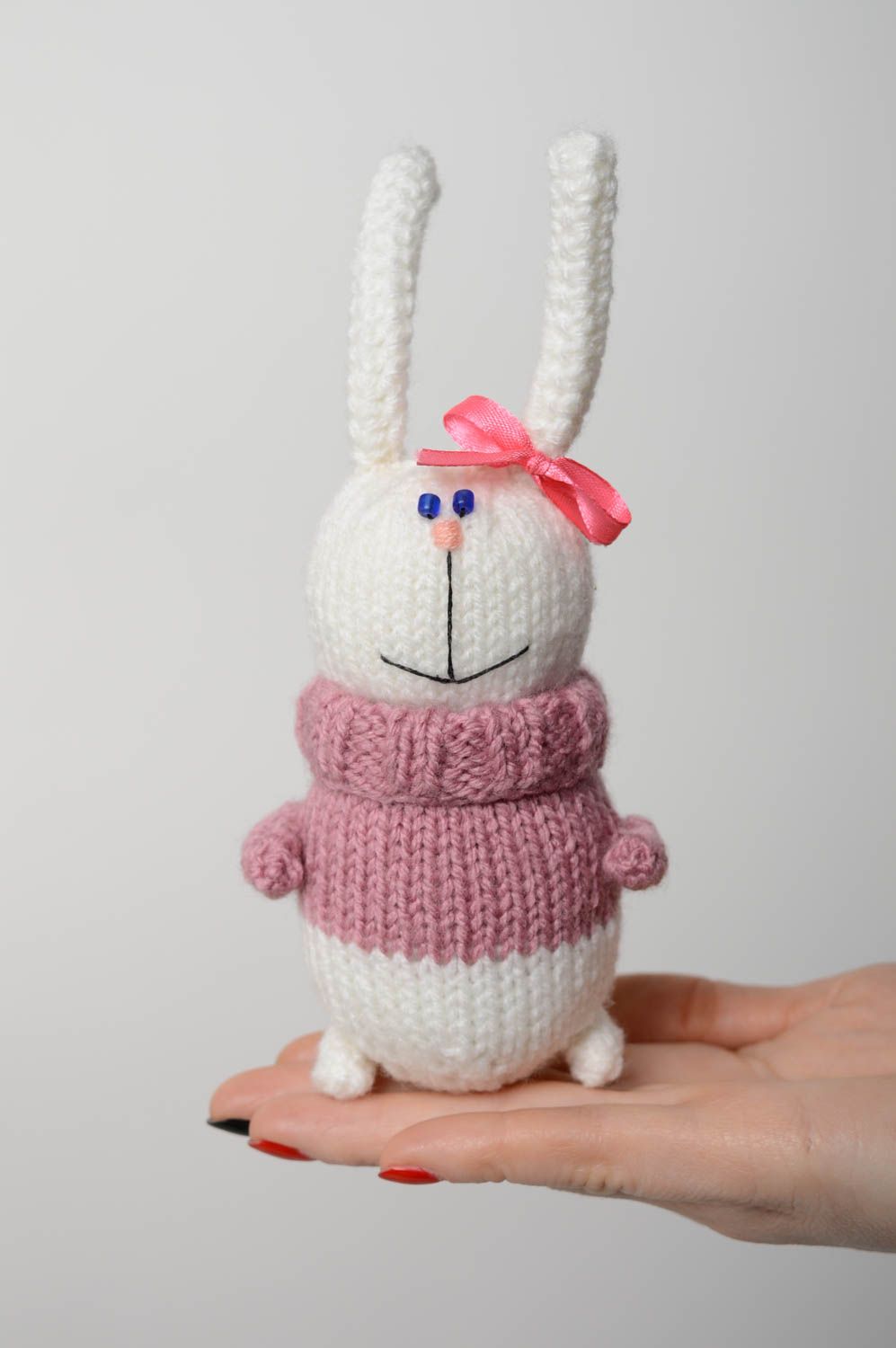 Handmade soft knitted toy photo 3