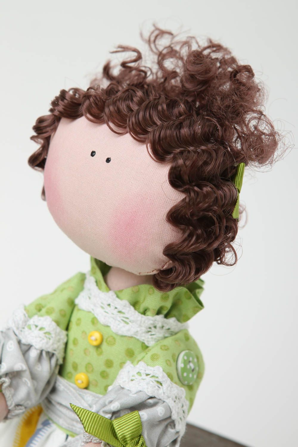 Muñeca de tela artesanal juguete de peluche objeto de decoración de cocina  foto 3
