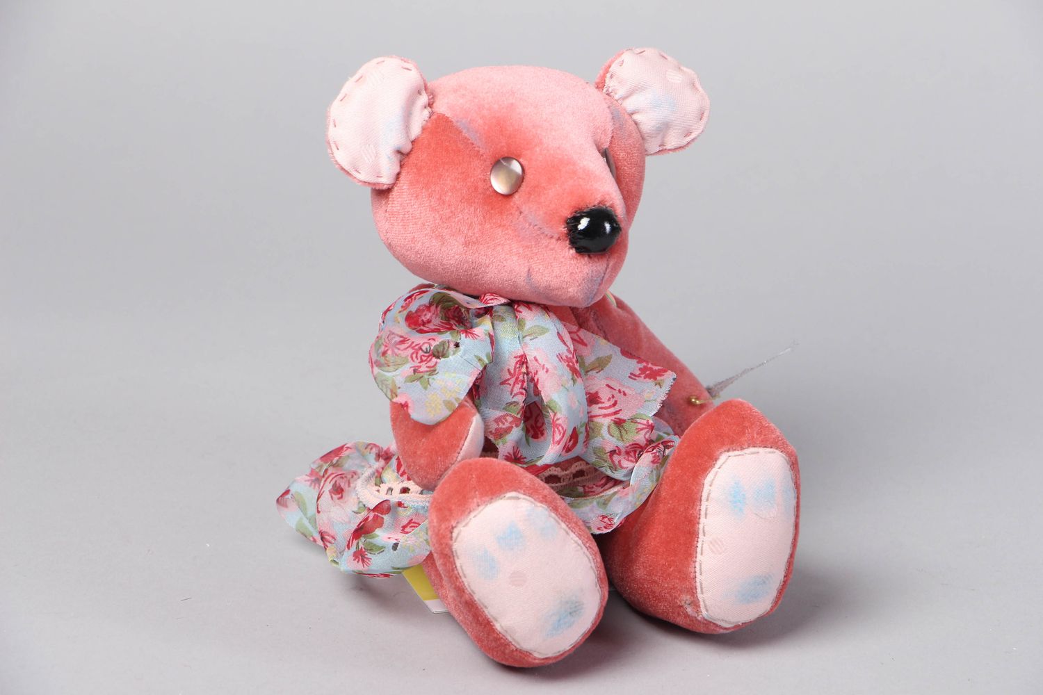 Handmade soft toy Bear Rose photo 1