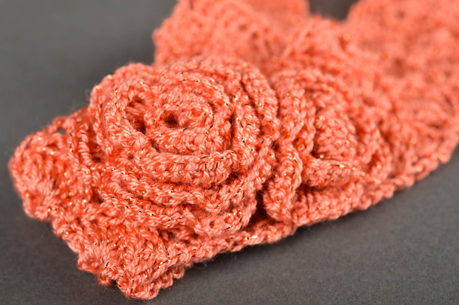 Stylish handmade crochet headband crochet ideas kids fashion head accessories photo 5