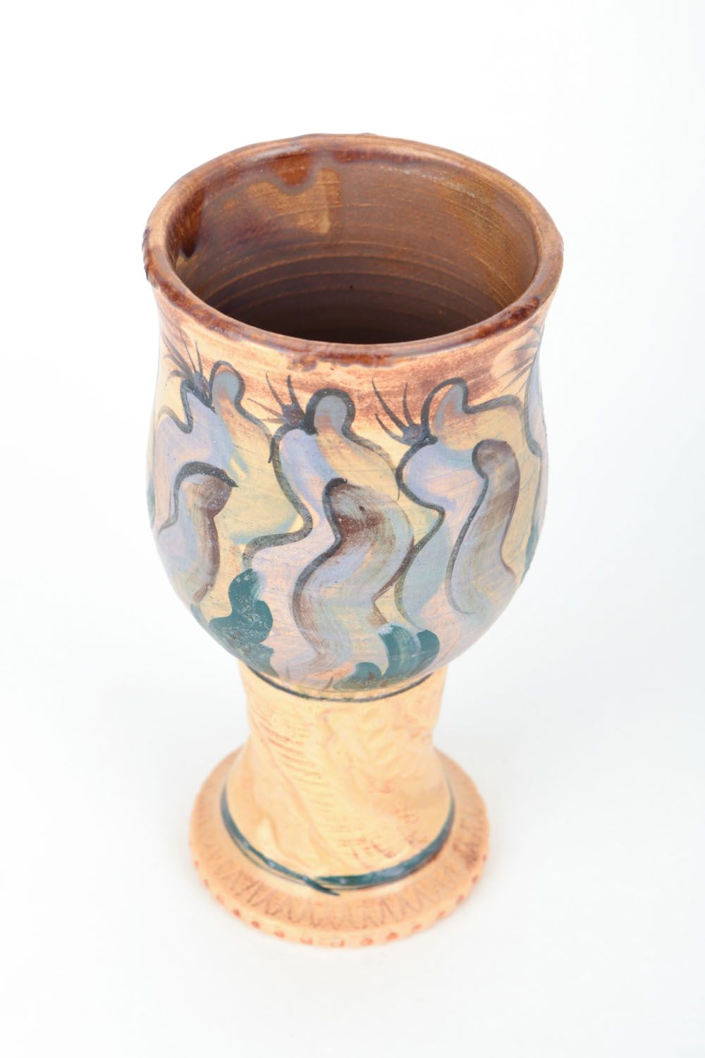 Goblet with designer drawing photo 3