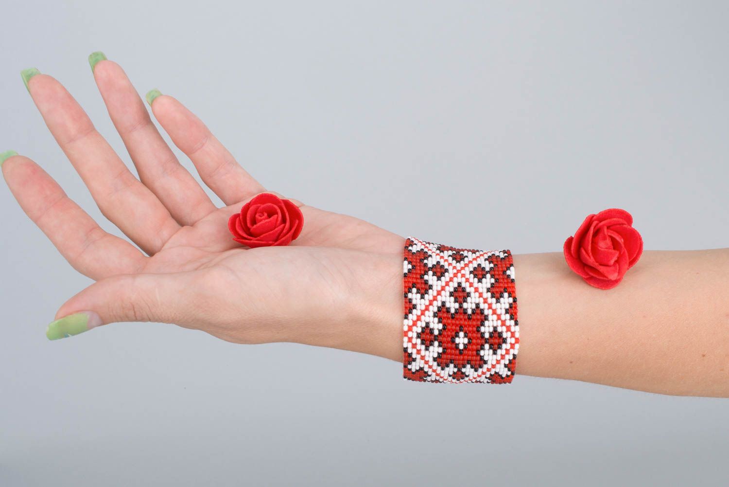 Handmade bracelet beaded jewelry fashion accessories ethnic jewelry gift ideas photo 1