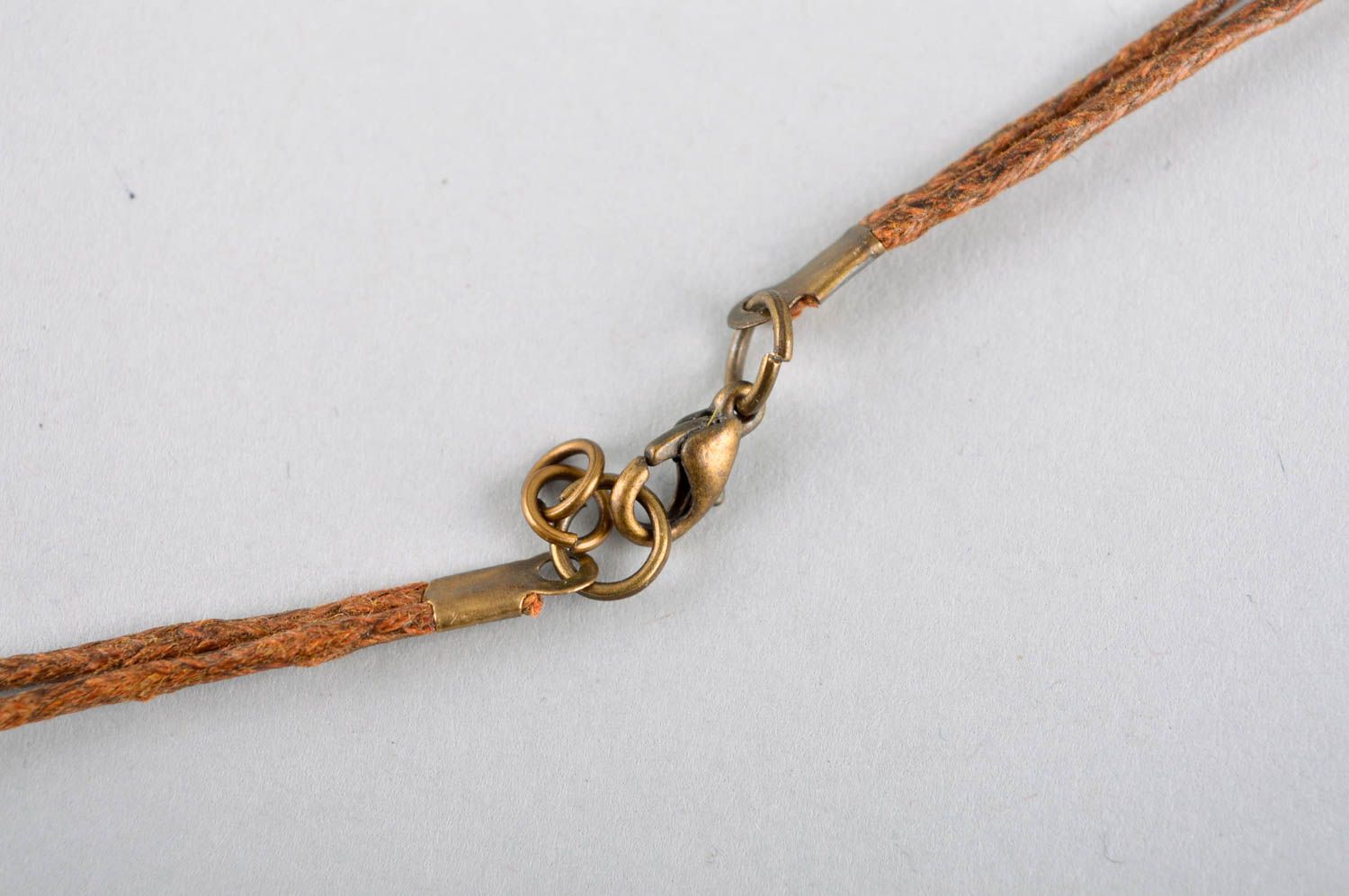 Handmade designer glass pendant stylish necklace feminine unusual pendant photo 5