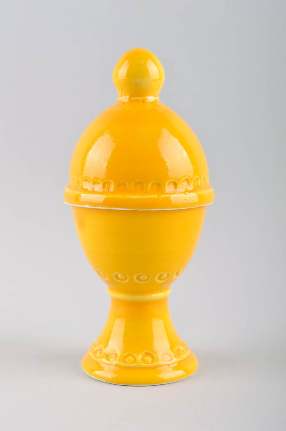 Unusual ceramic egg cup lovely designer accessories interesting home decor photo 1