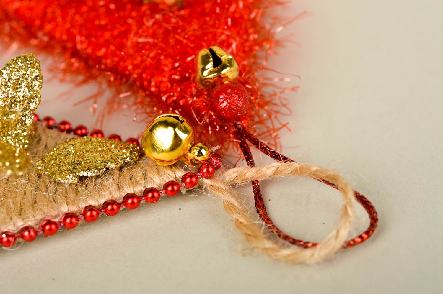 Decoraciones navideñas artesanales elementos decorativos regalo original foto 2