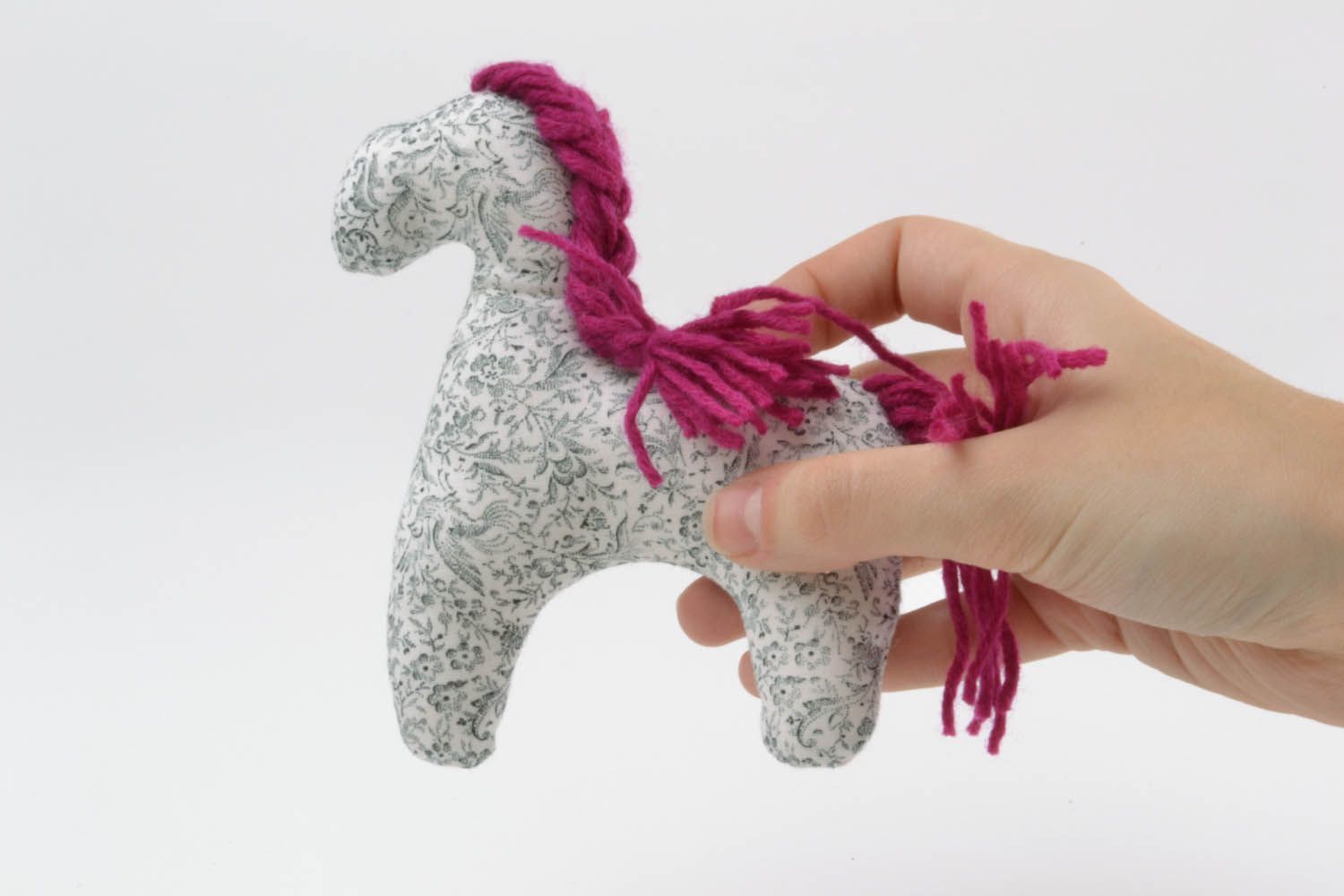 Brinquedo macio feito à mão Cavalo mágico foto 5