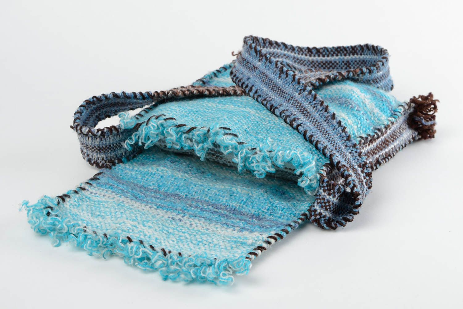 Bolso hecho a mano de hilos de algodón regalo para mujeres accesorios de moda foto 4