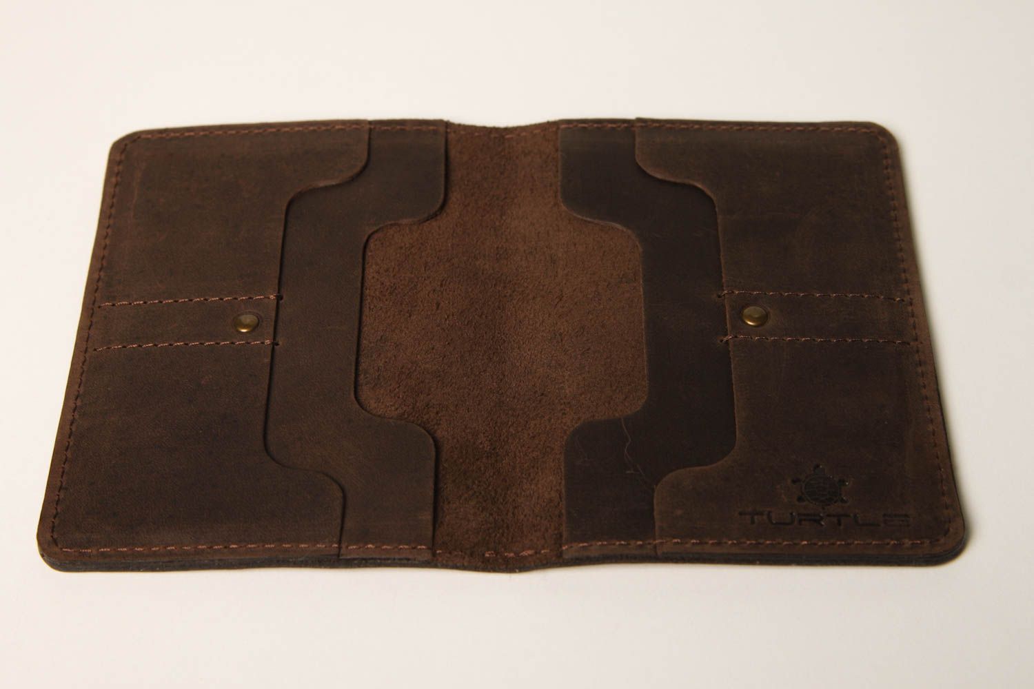 Мужское портмоне ручной работы кожаный кошелек аксессуар для мужчин с тиснением фото 3