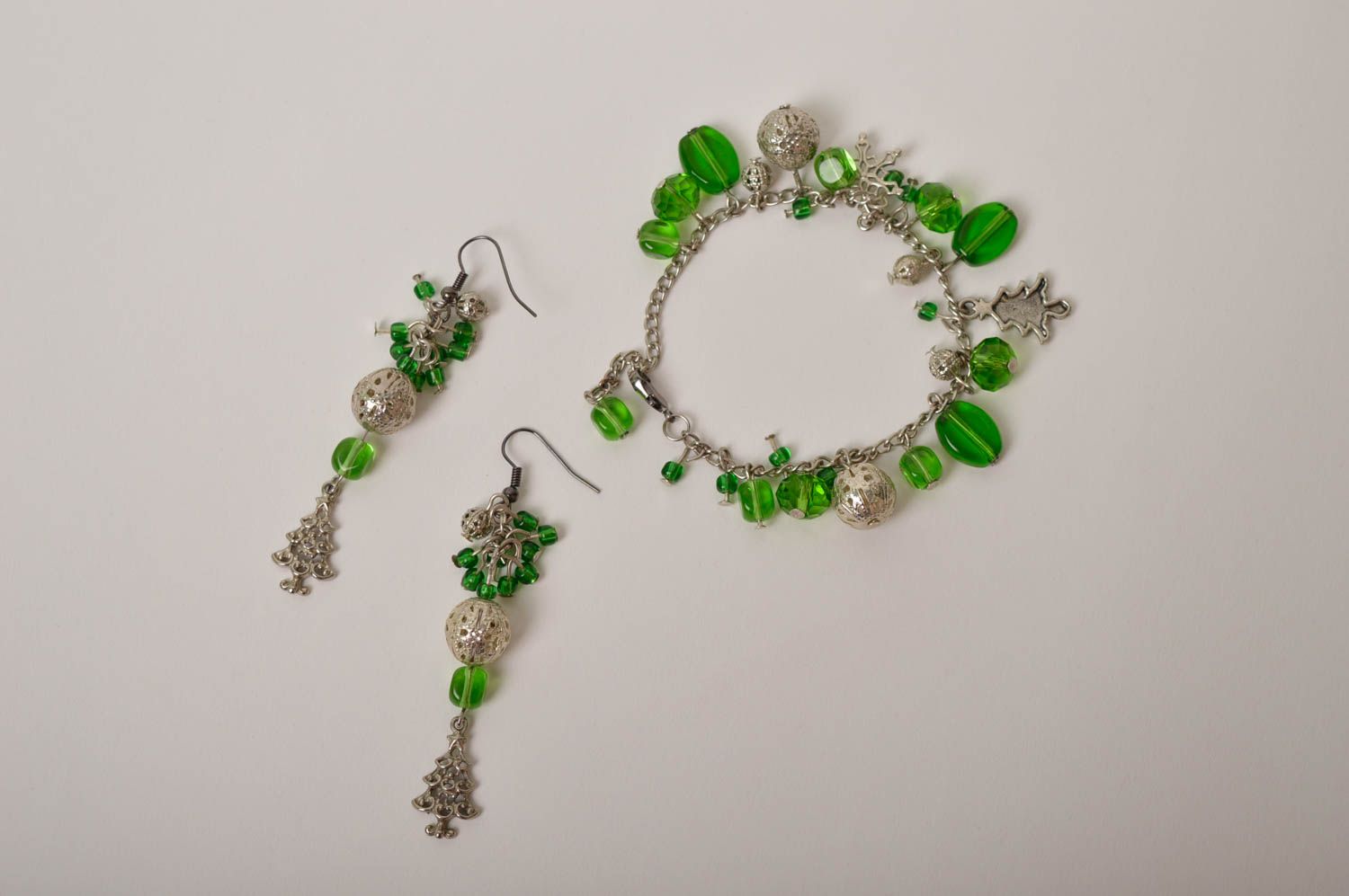 Handmade lovely earrings stylish cute jewelry unusual designer accessories photo 5