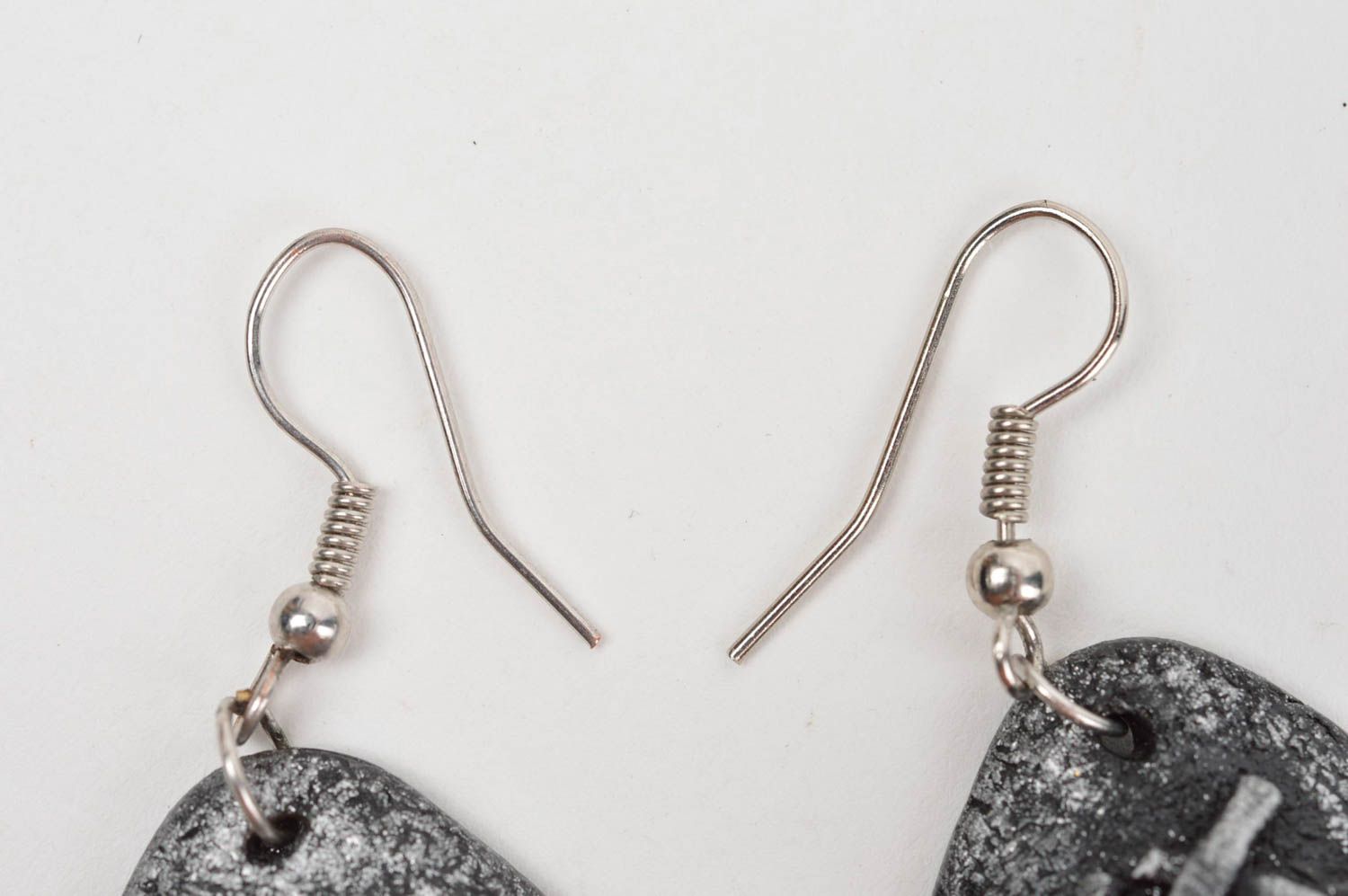 Designer handmade earrings stylish metal jewelry stylish cute accessories photo 4