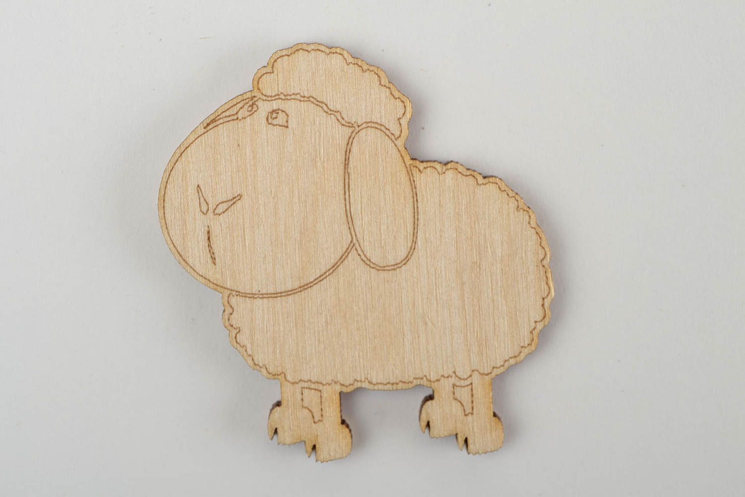 Figura para pintar decoración creativa ovejita artesanal regalo original foto 4