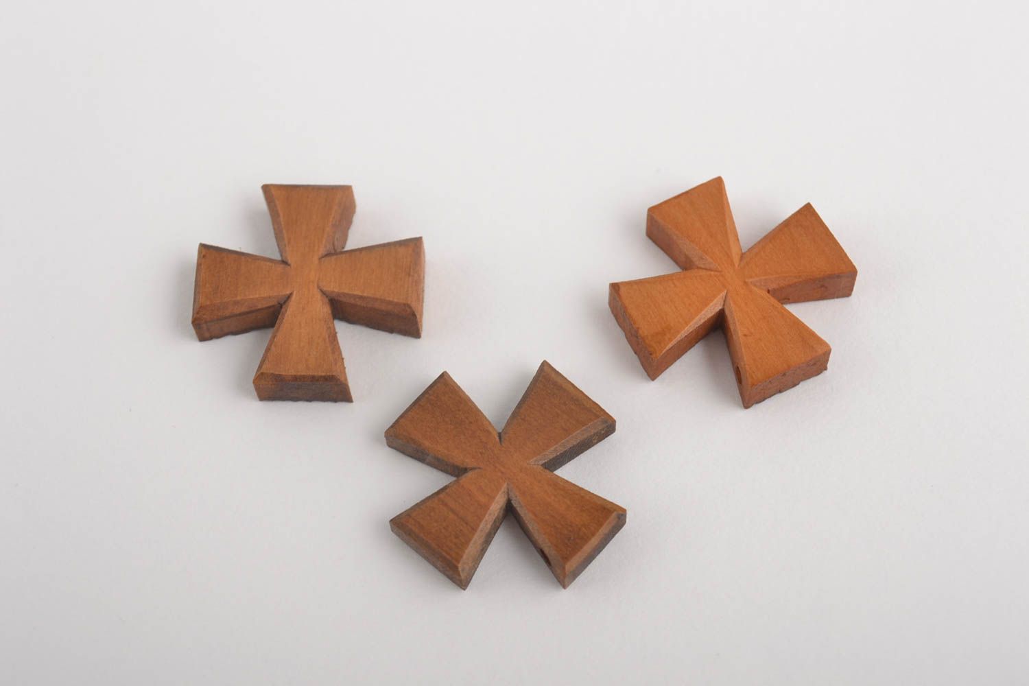 Handmade jewelry set cross pendants cross necklaces spiritual gifts wooden gifts photo 3