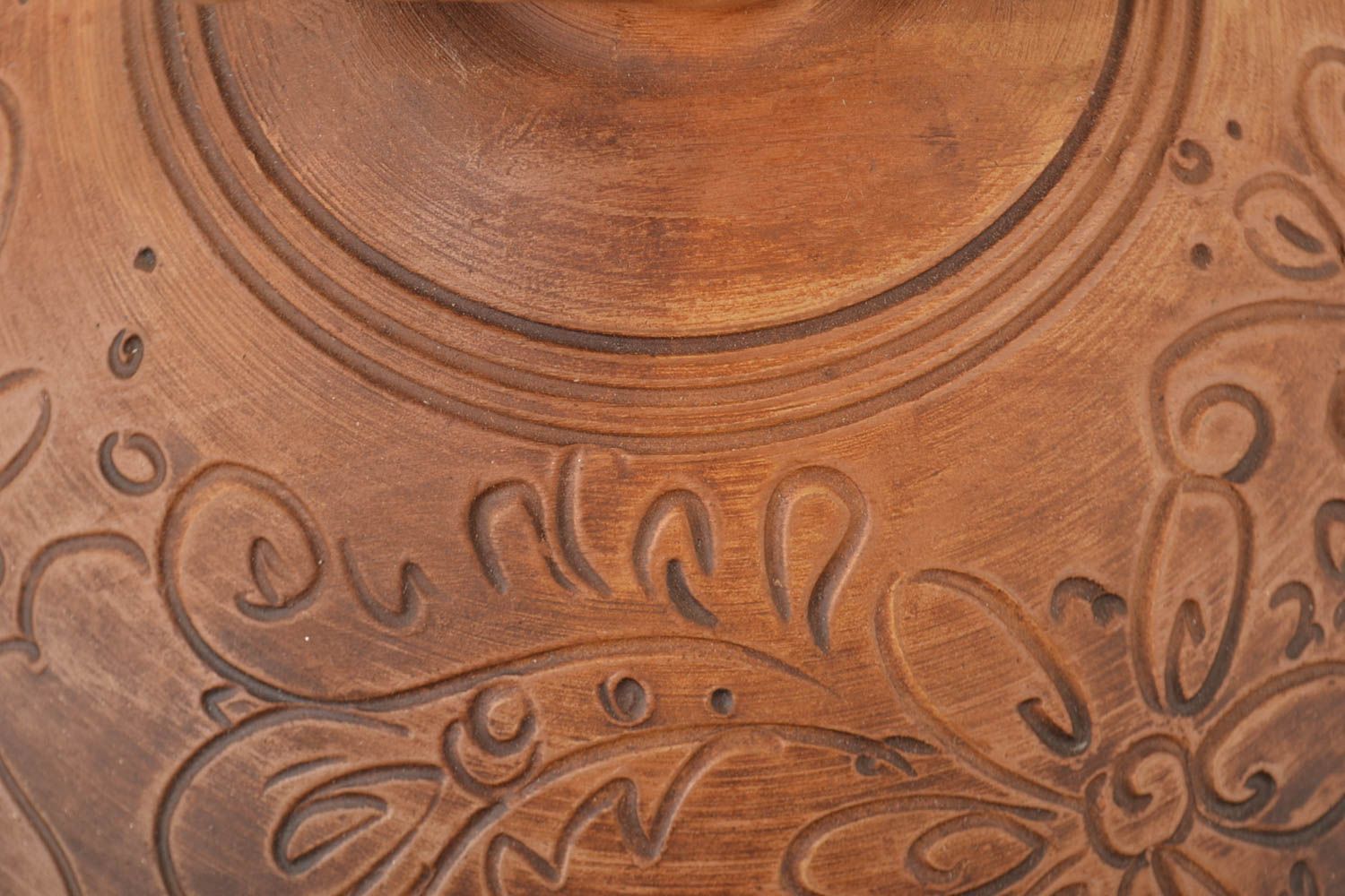 Pote de barro para cocina cerámica artesanal original elemento decorativo 4 l foto 2
