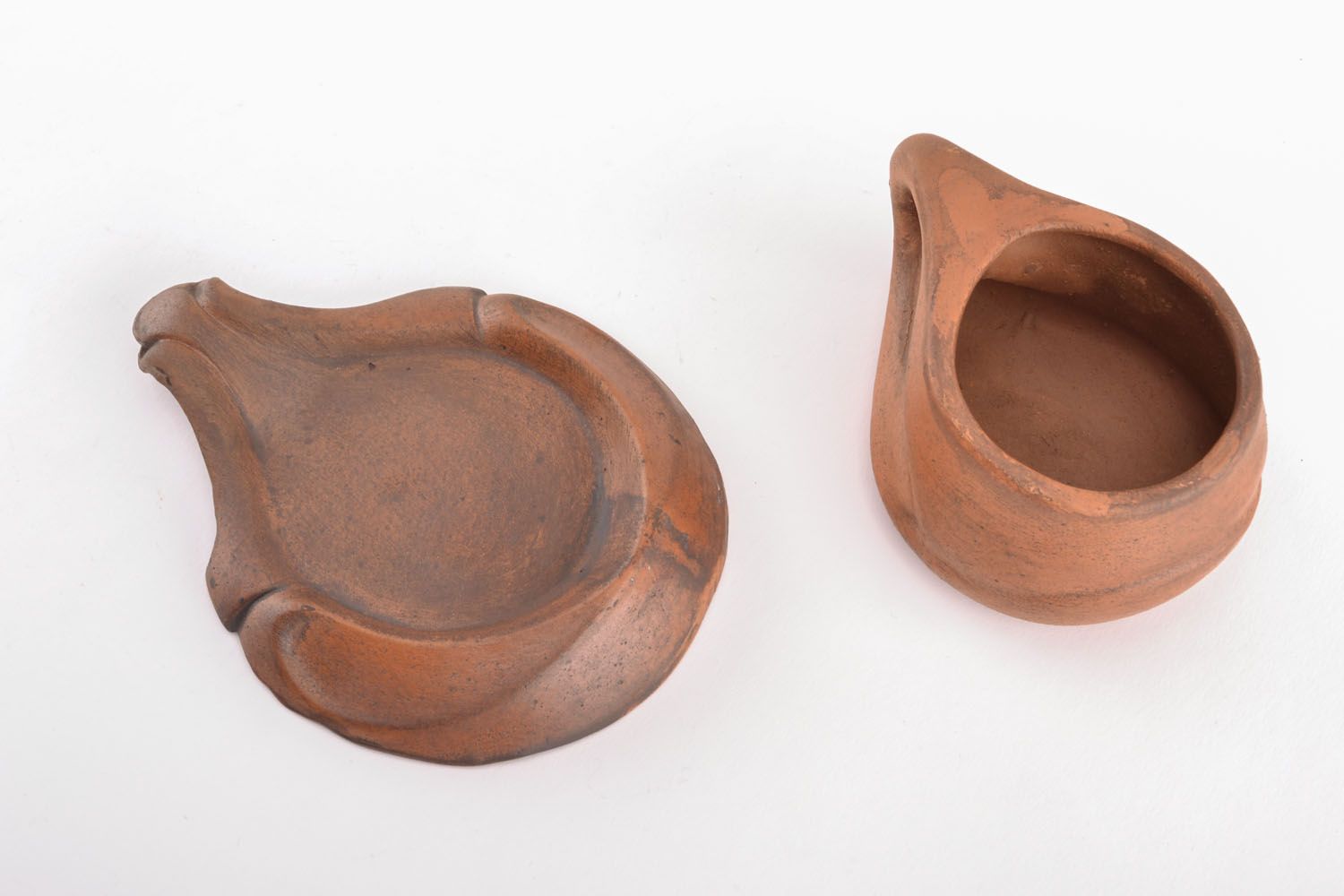 Keramik Tasse mit Untertasse foto 2