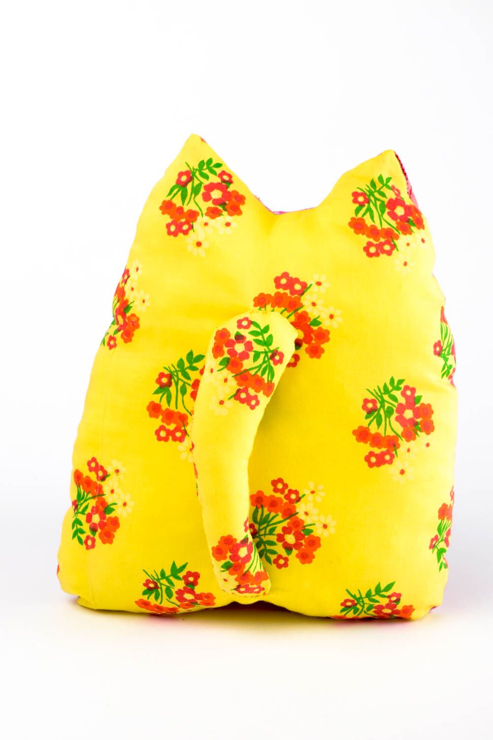 Handmade cute pillow for kids unusual bright soft toy textile designer toy photo 5