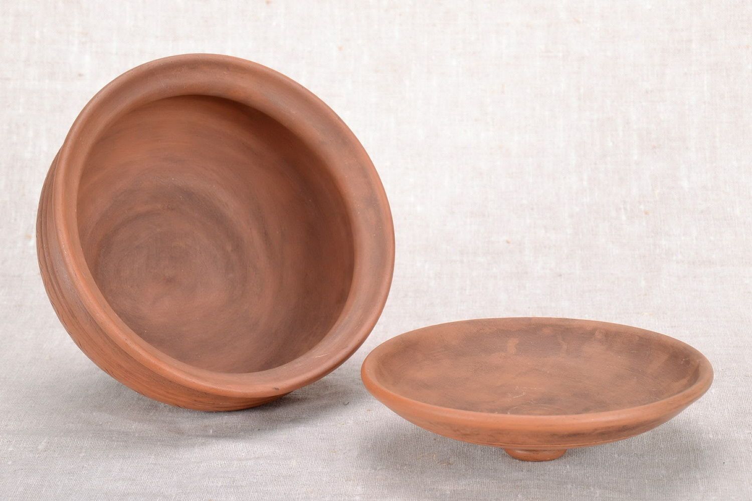 Keramik-Topf mit Deckel foto 3