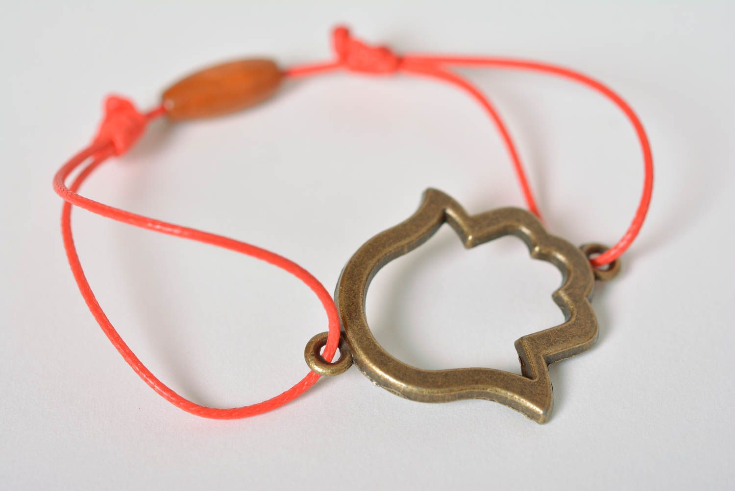 Geflochtenes Armband Schmuck handgemacht Armband für Damen Designer Armband rot foto 5