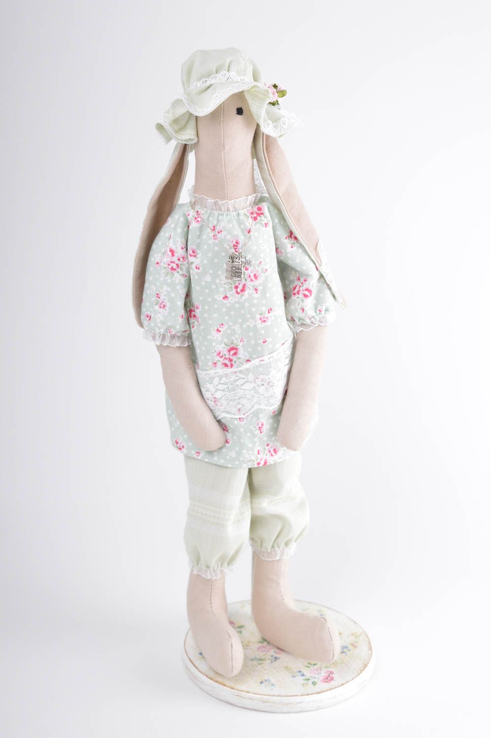 Unusual handmade soft toy rag doll for girls birthday gift ideas nursery design photo 2