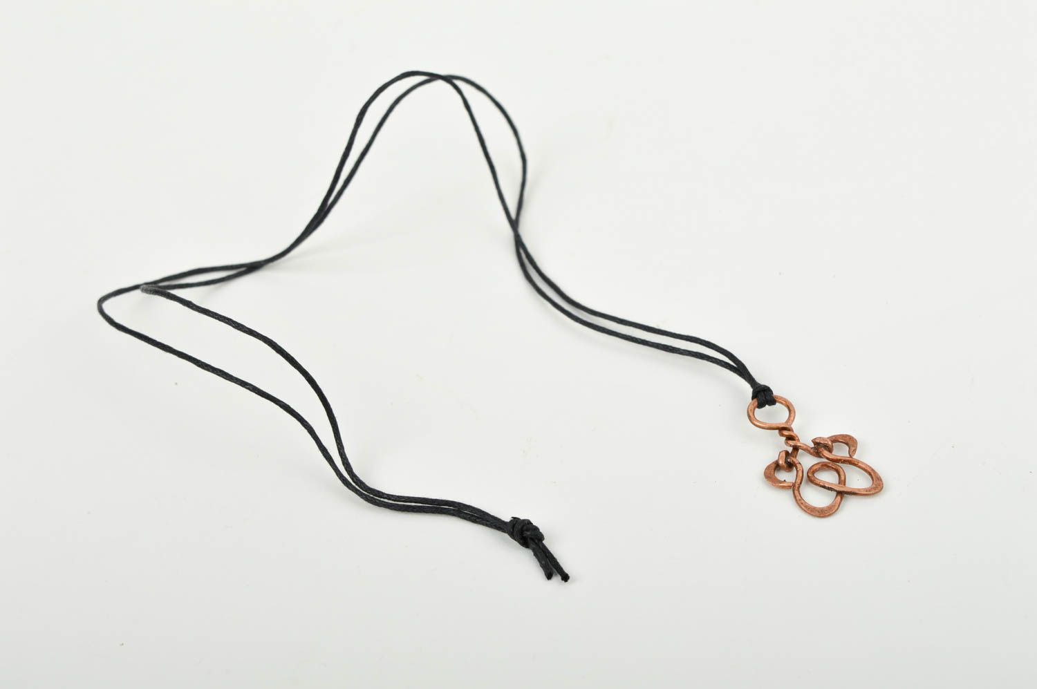 Handmade metal accessory openwork designer pendant stylish copper pendant photo 5