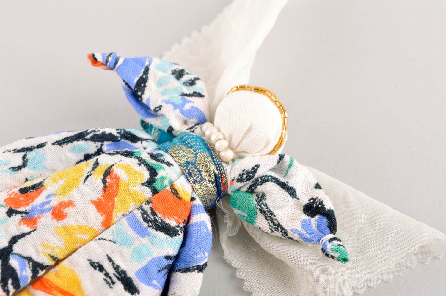 Handmade decorative rag doll beautiful soft toy stuffed toy angel gift ideas photo 5