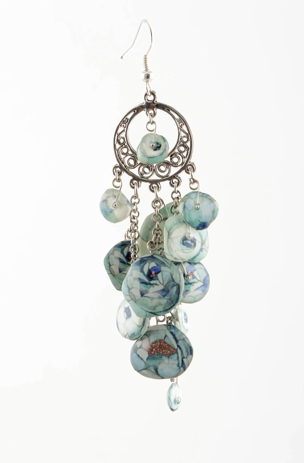 Handmade Ohrringe für Damen Silber Ohrringe ausgefallener Ohrschmuck aus Silber foto 1