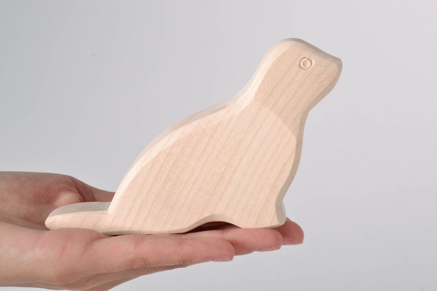 Wooden toy Seal photo 5