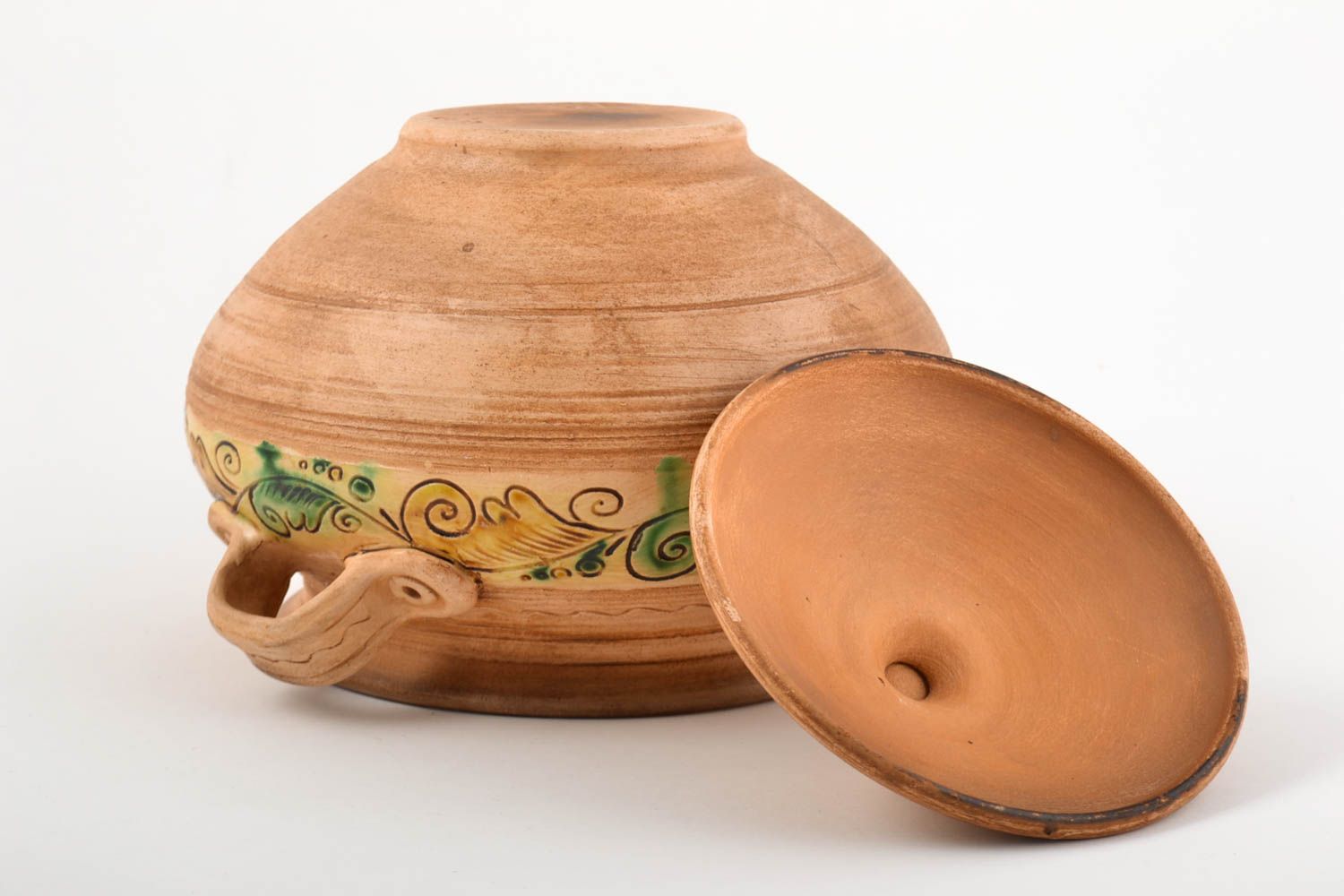 Keramik Geschirr handmade Ton Topf Küchen Geschirr Geschenk Idee bemalt schön foto 5