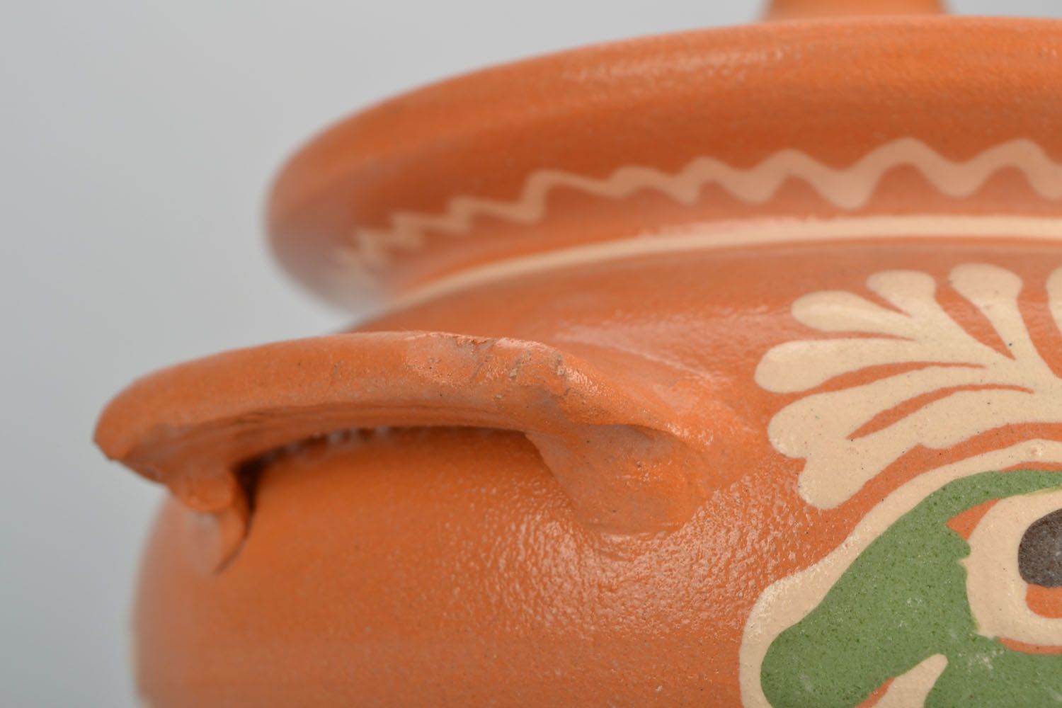 Olla de cerámica artesanal foto 4