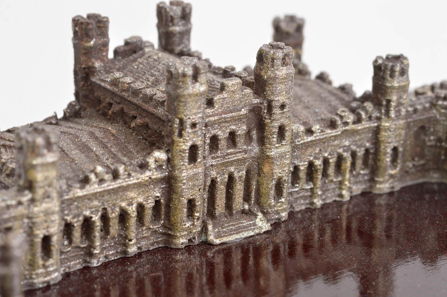 Château miniature fait main Figurine déco originale Décoration d'intérieur photo 4