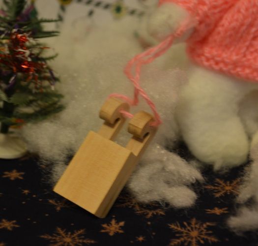 Handmade soft toy hare in sweater children's gift photo 2