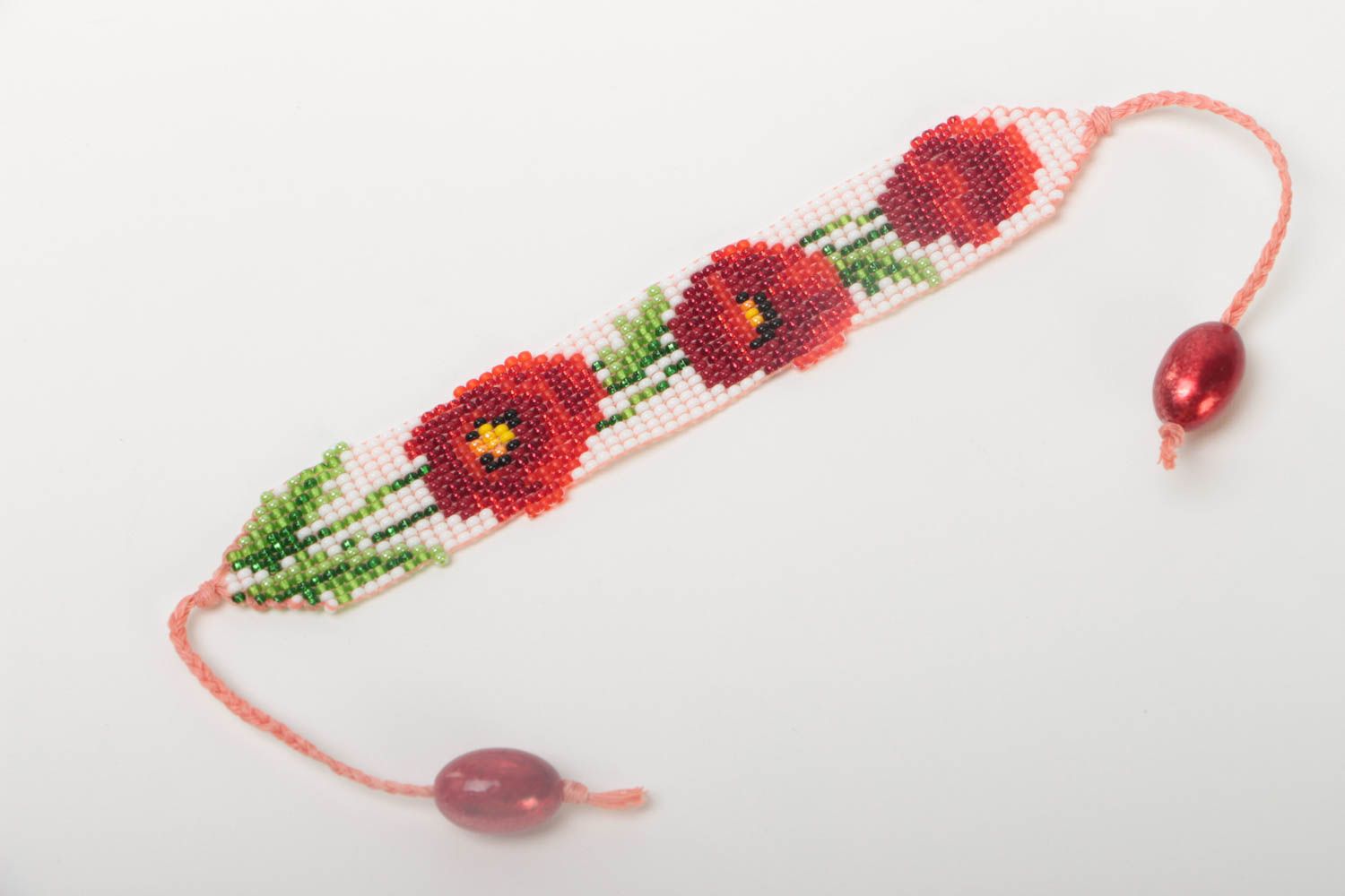 Beautiful handmade woven friendship bracelet beaded wrist bracelet gifts for her photo 2