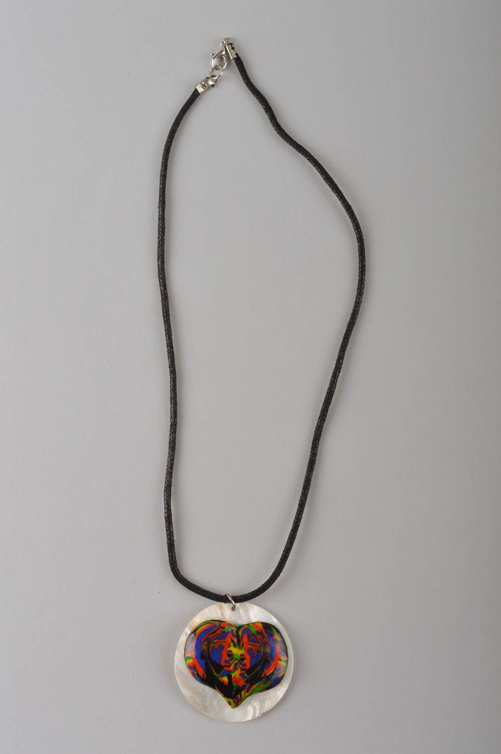Plastic cute pendant unusual pendant female jewelry pendant made of clay photo 2