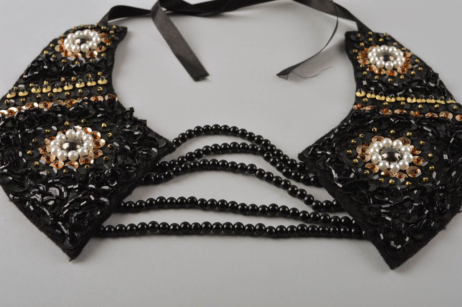 Handmade Kragen Schmuck Collier Halskette Accessoire für Frauen originell foto 3