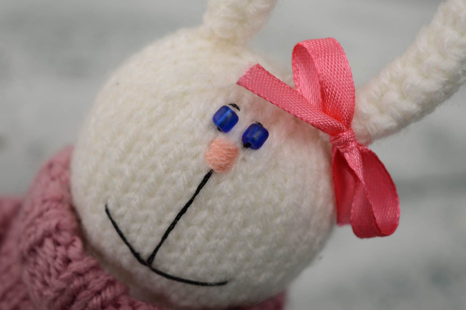 Handmade soft knitted toy photo 2