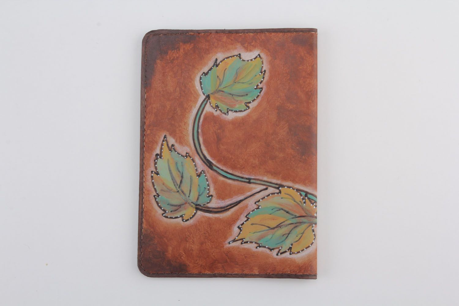 Leather cover for passport photo 2