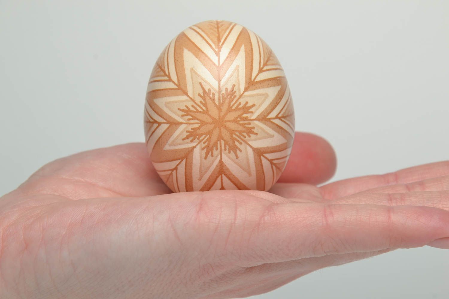 Oeuf de Pâques décoratif peint à la main aux motifs traditionnels cadeau photo 5