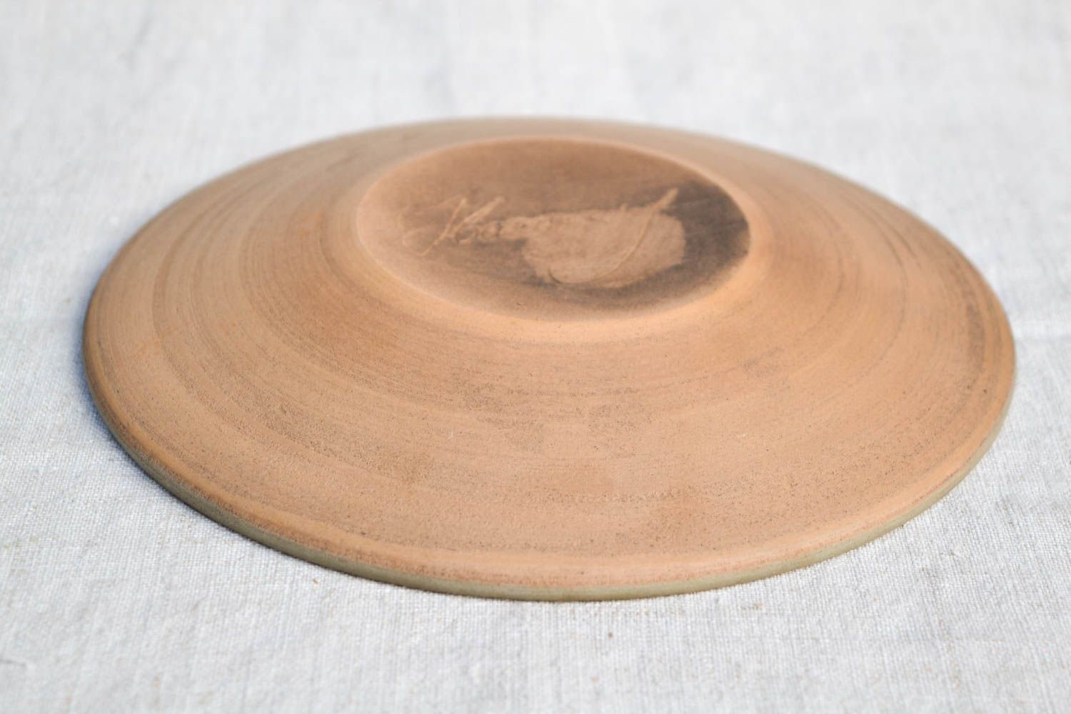 Handmade clay plate kitchen pottery handmade pottery eco friendly tableware photo 5