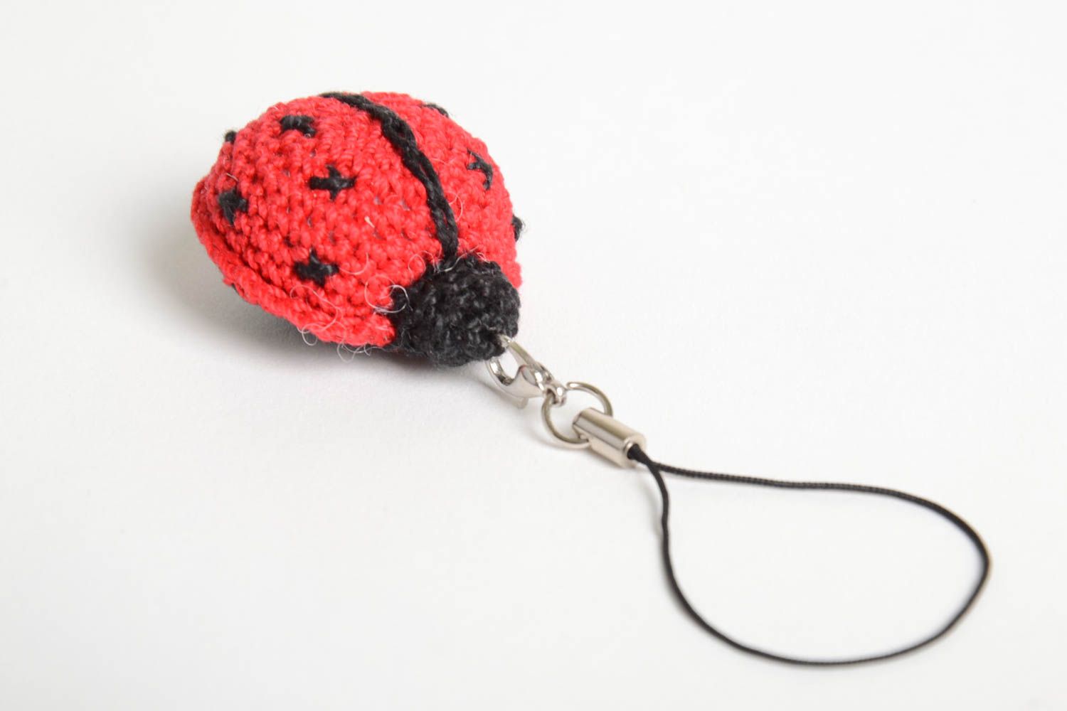 Popular handmade keychain crochet soft keychain toy phone charm gift ideas photo 2