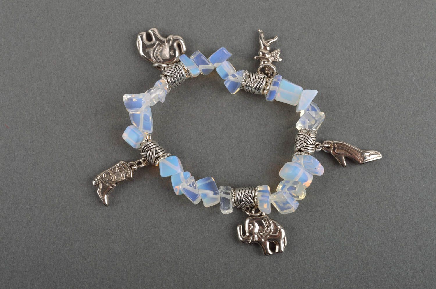 Charm bracelet handmade gemstone jewelry fashion accessories gifts for girls photo 2