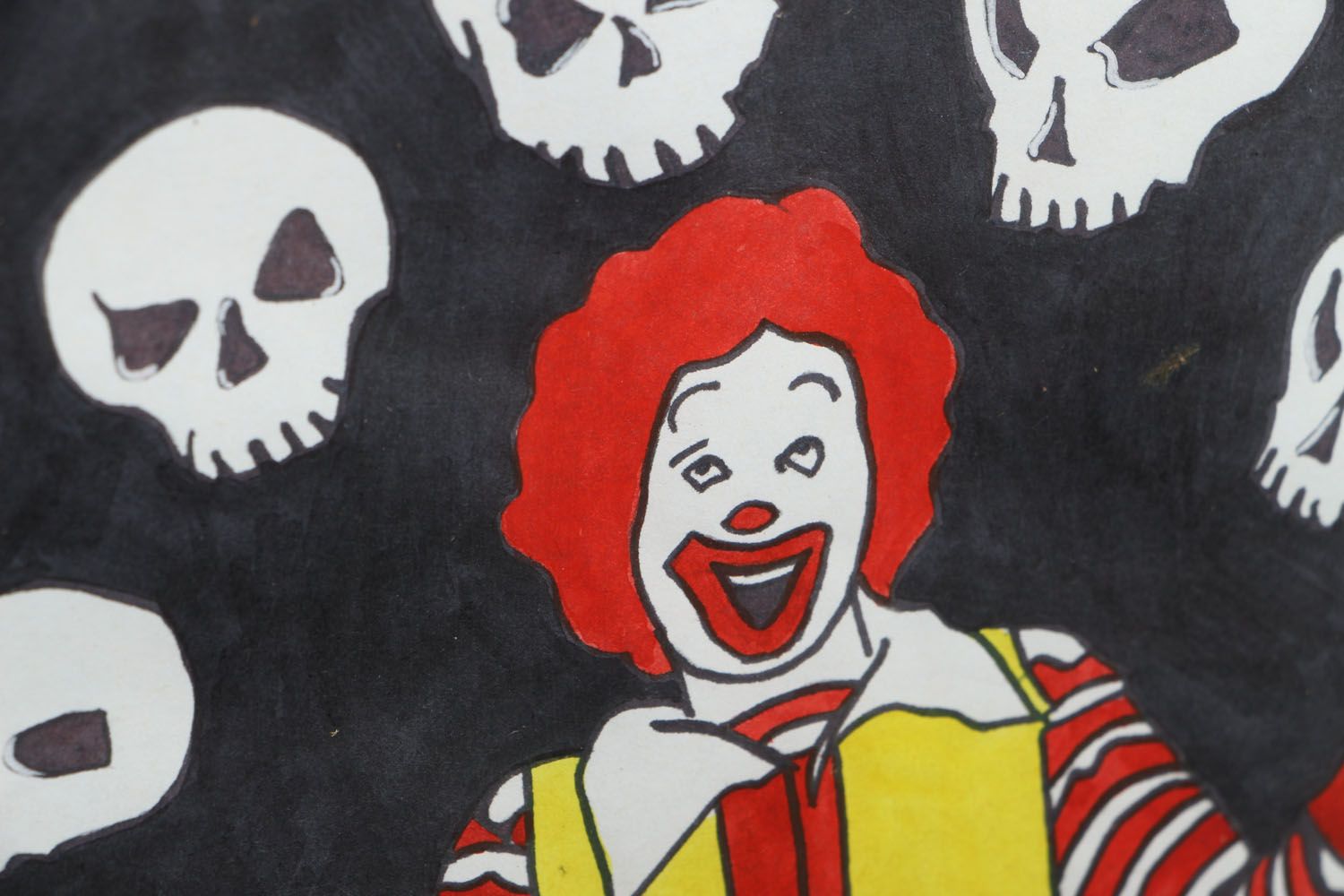 Tableau contemporain déco mural Mort de fast-food  photo 2