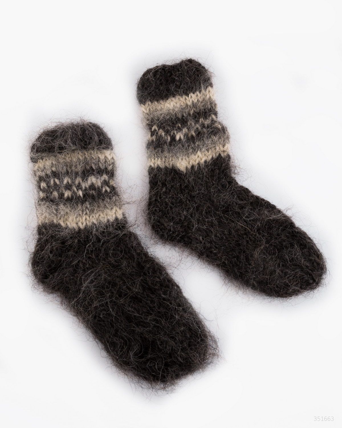 Men's hand knitted socks photo 2
