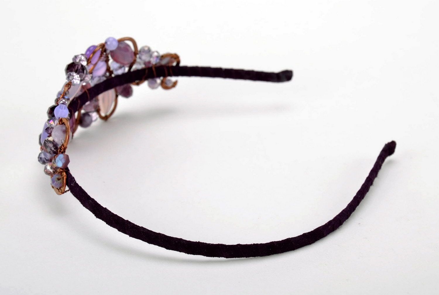 Headband with onyx and agate photo 4